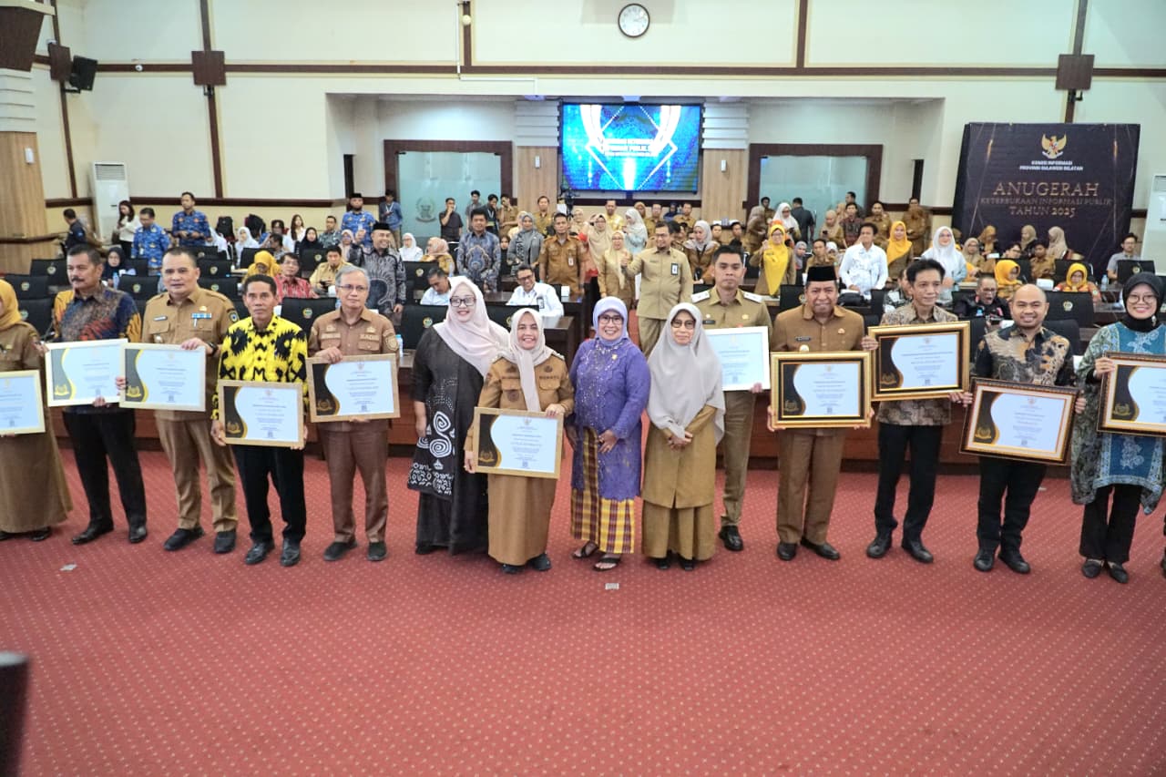 Lagi, Pangkep Raih Penghargaan Keterbukaan Informasi Publik