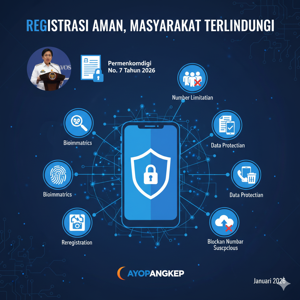 Registrasi Kartu Seluler Berbasis Biometrik Adalah Langkah Baru Pemerintah Persempit Kejahatan Digital