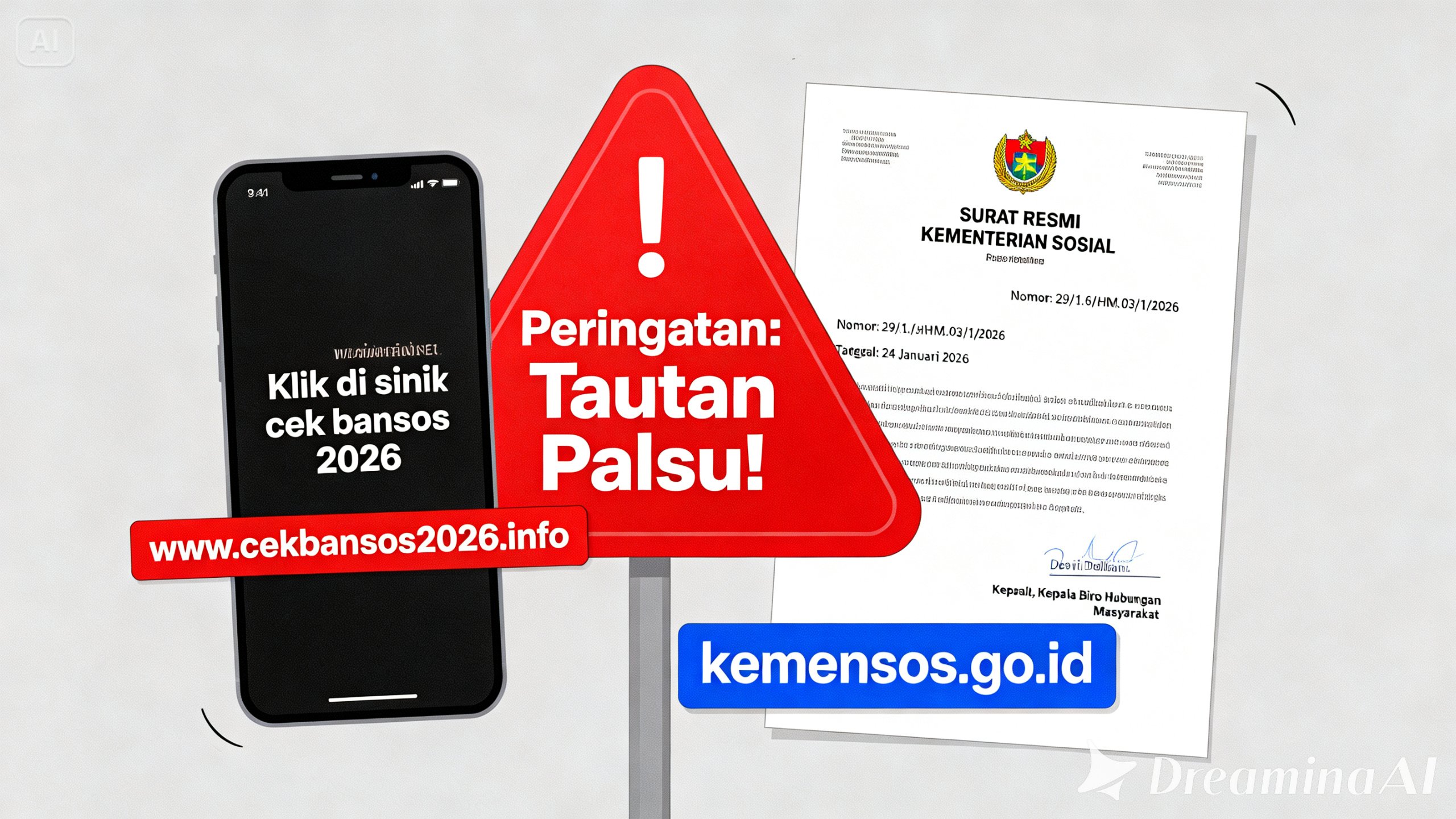 Waspada Hoaks: Tautan Cek Bansos 2026 Mengatasnamakan Kemensos