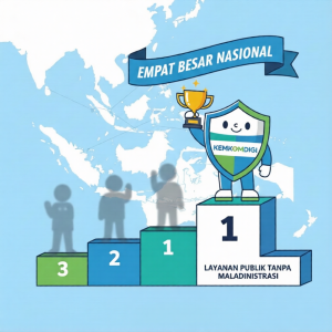 Kemkomdigi Masuk Empat Besar Nasional Layanan Publik Tanpa Maladministrasi