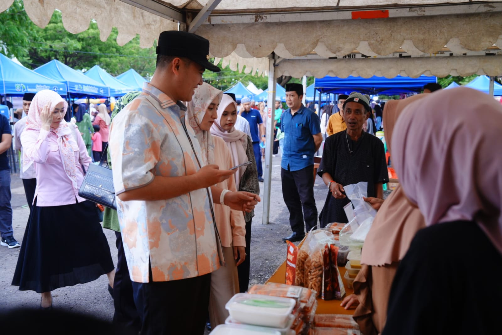 Pemkab Pangkep Gandeng Perbankan Hadirkan Pasar Takjil Ramadan, Terapkan Pembayaran QRIS