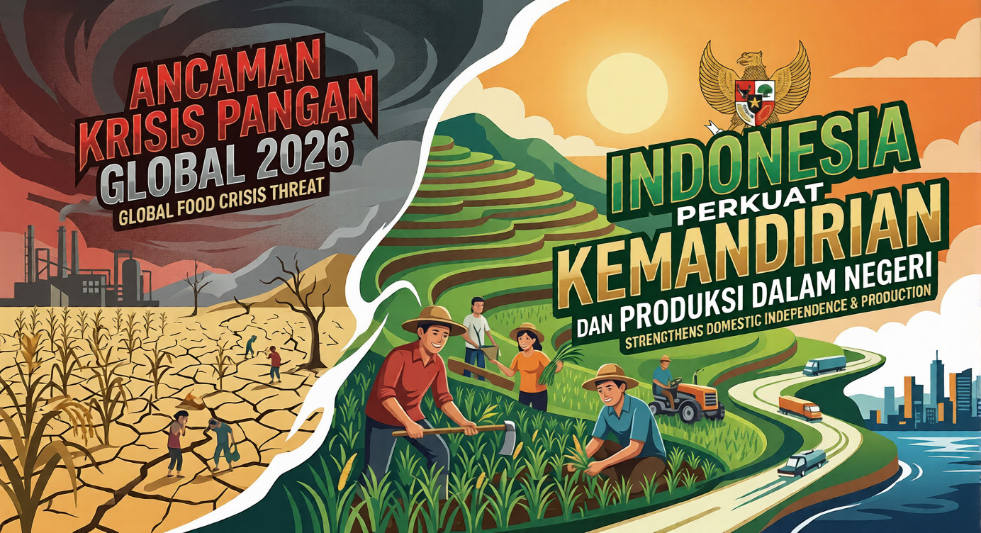 Krisis Pangan Mengintai, Indonesia Optimistis Jadi Lumbung Pangan Dunia