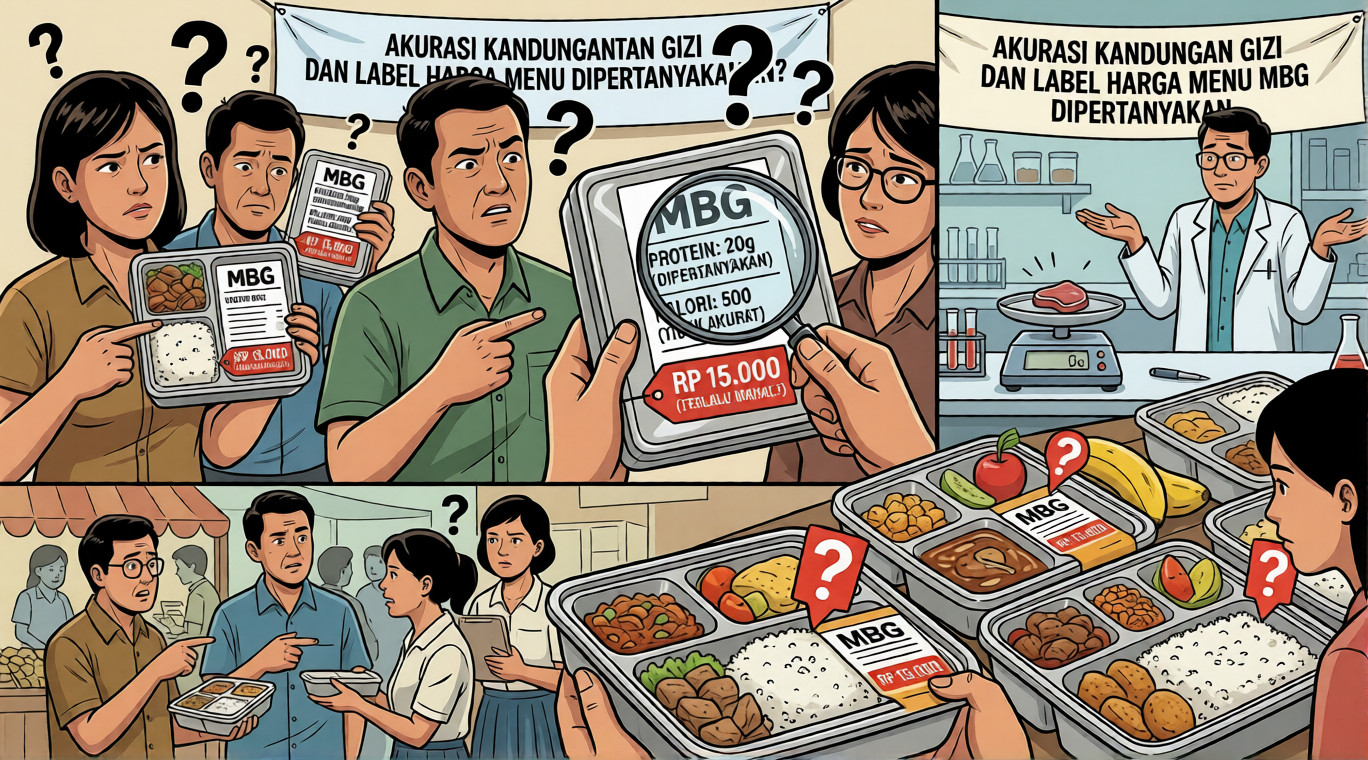 Akurasi Kandungan Gizi dan Label Harga Menu MBG Dipertanyakan
