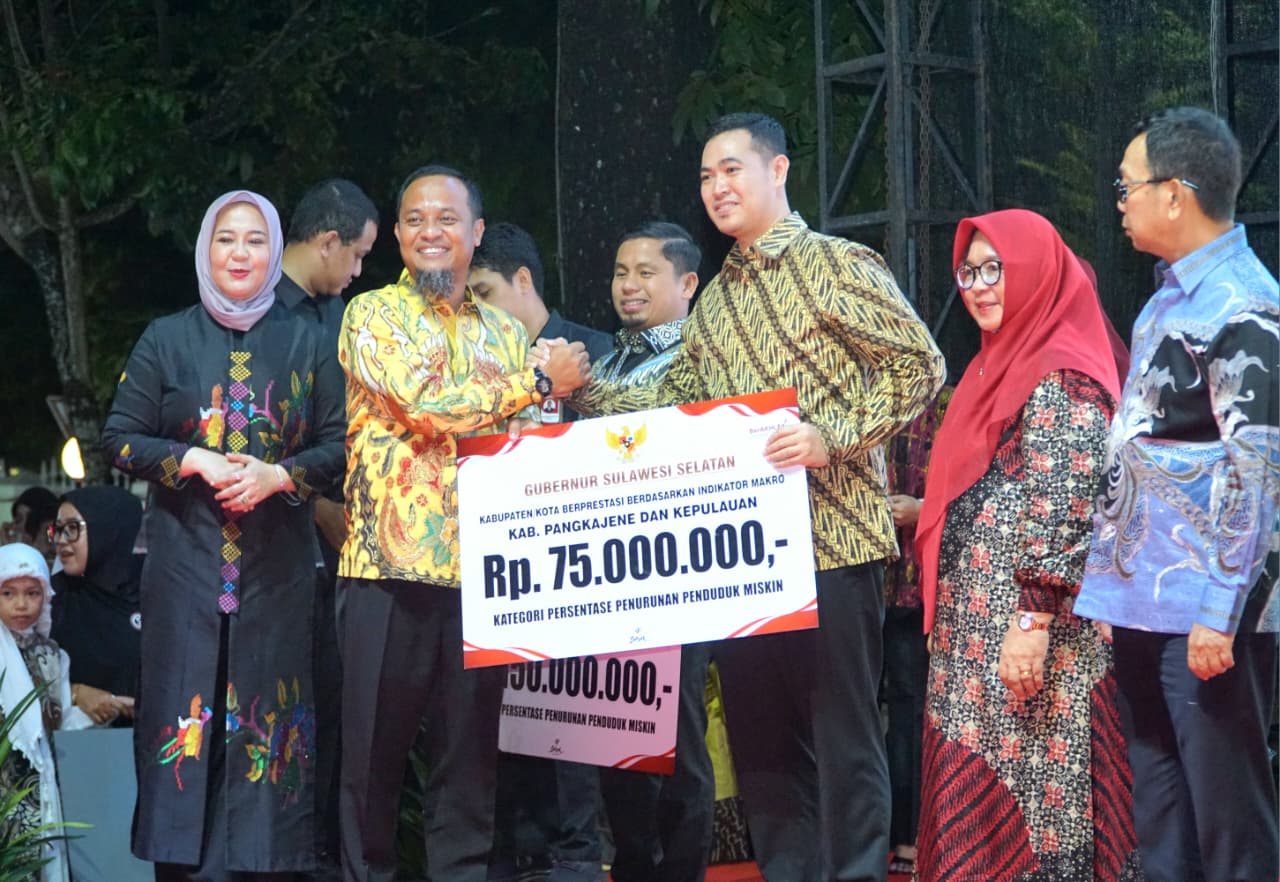 Prestasi Gemilang! Pangkep Sabet 3 Penghargaan, Bukti Pembangunan Semakin Merata