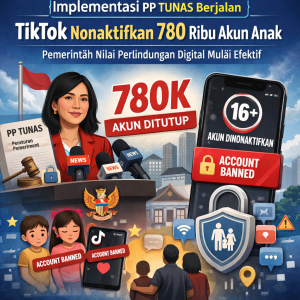 Implementasi PP TUNAS, TikTok Nonaktifkan 780 Ribu Akun Anak,
