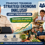 Prabowo Tekankan Strategi Ekonomi Inklusif Lewat Program MBG
