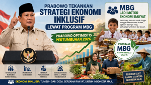Prabowo Tekankan Strategi Ekonomi Inklusif Lewat Program MBG