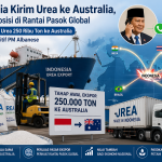 Indonesia Kirim Urea ke Australia, Perkuat Posisi di Rantai Pasok Global