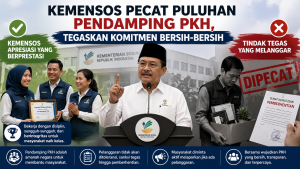 Kemensos Pecat Puluhan Pendamping PKH, Tegaskan Komitmen Bersih-Bersih