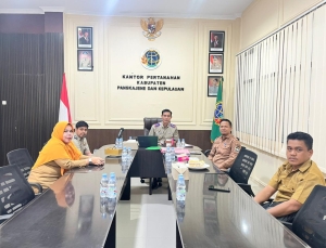 Kantor Pertanahan Pangkep dan Desa Barabatu Perkuat Sinergi Tingkatkan Kualitas Data Tanah