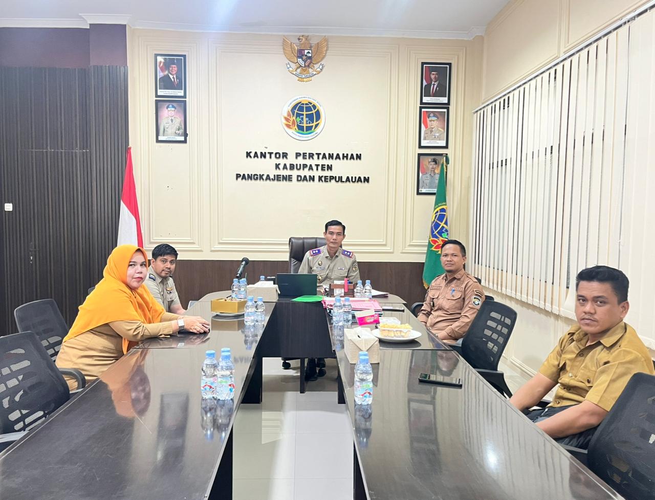 Kantor Pertanahan Pangkep dan Desa Barabatu Perkuat Sinergi Tingkatkan Kualitas Data Tanah