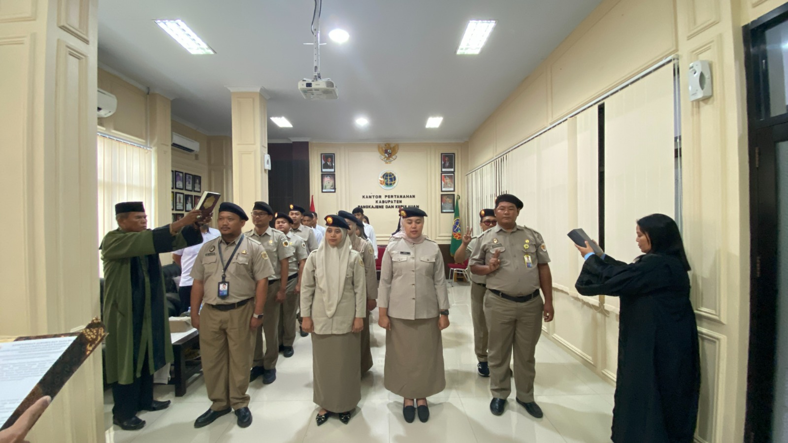 Kepala Kantor Pertanahan Pangkep Lantik Satgas PTSL 2026, Tekankan Integritas dan Profesionalisme