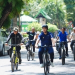 Bupati Pangkep Muhammad Yusran Lalogau Pimpin ASN Bersepeda ke Kantor, Dorong Budaya Bike to Work