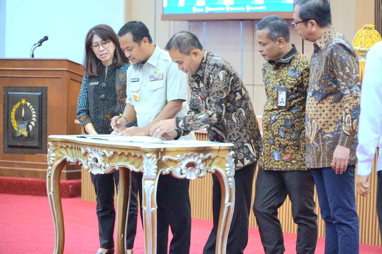 Kementerian Agraria dan Tata Ruang/Badan Pertanahan Nasional (ATR/BPN) bersama Komisi Pemberantasan Korupsi (KPK) menggelar Rapat Koordinasi (Rakor) Optimalisasi Kerja Sama dengan Pemerintah Provinsi Sulawesi Selatan, di Kantor Gubernur Sulawesi Selatan, Kota Makassar, Rabu (29/04/2026).(Erwin/Pangkep TV).