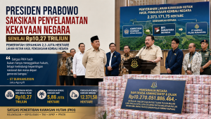 Satgas PKH Berhasil Himpun Rp10,27 Triliun dan Kuasai Kembali Jutaan Hektare Hutan