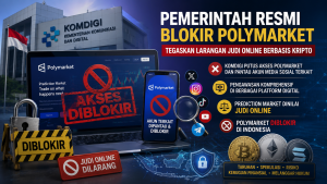 Pemerintah Resmi Blokir Polymarket, Tegaskan Larangan Judi Online Berbasis Kripto
