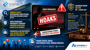Video Bernuansa Provokatif Terhadap Presiden Dipastikan Hoaks oleh Komdigi