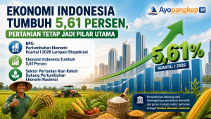 Ekonomi Indonesia Tumbuh 5,61 Persen, Pertanian Tetap Jadi Pilar Utama