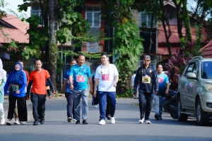 MYL Bersama Wabup dan Sekda Pangkep Pimpin Pengukuran Kebugaran ASN