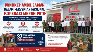 Desa Batara Jadi Lokasi Perdana Peresmian Koperasi Merah Putih di Pangkep