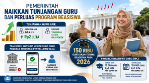 Pemerintah Naikkan Tunjangan Guru dan Perluas Program Beasiswa pada 2026