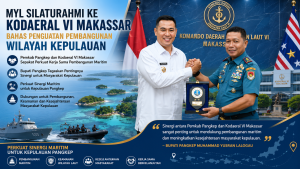 MYL Sambangi Kodaeral VI Makassar Dorong Kerja Sama Strategis di Wilayah Maritim