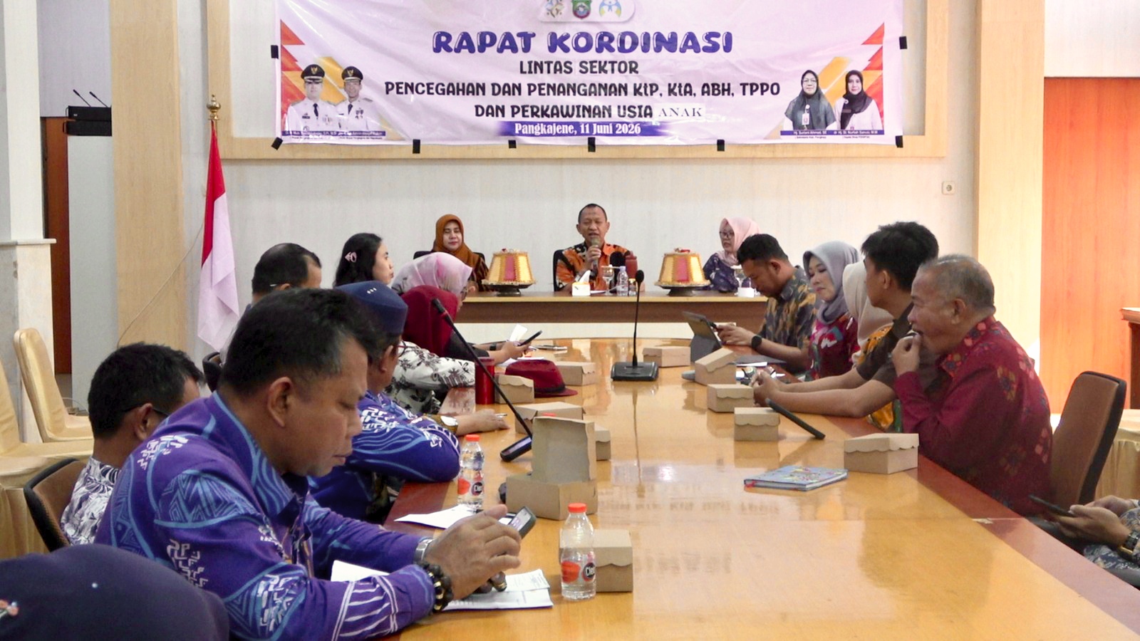 Pemkab Pangkep Perkuat Sinergi Lintas Sektor Cegah Perkawinan Anak dan Kekerasan Perempuan