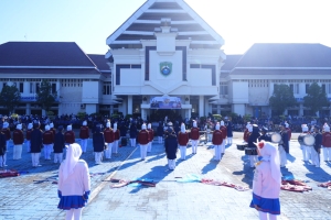 Bupati MYL Lepas Kontingen Marching Band Pangkep ke Makassar International Marching Fest 2026