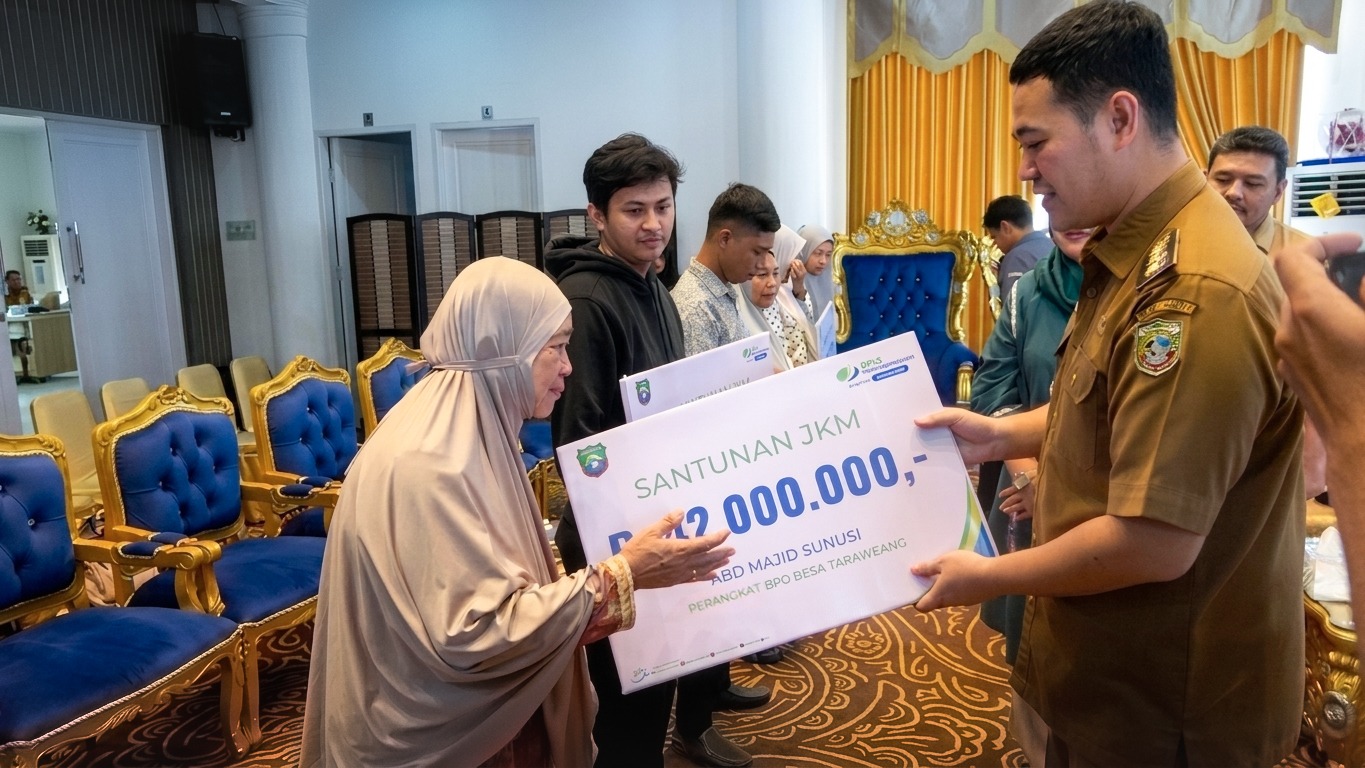 BPJS Ketenagakerjaan Pangkep Serahkan Santunan JKM