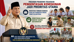 Prabowo: Hapus Kemiskinan Jadi Prioritas, Efisiensi Anggaran Terus Dilanjutkan