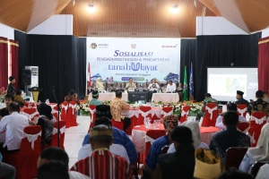 Sosialisasi Pengadministrasian dan Pendaftaran Tanah Ulayat, Bekali Masyarakat Hukum Adat Buton Selatan Soal Tahapan Sertipikasi