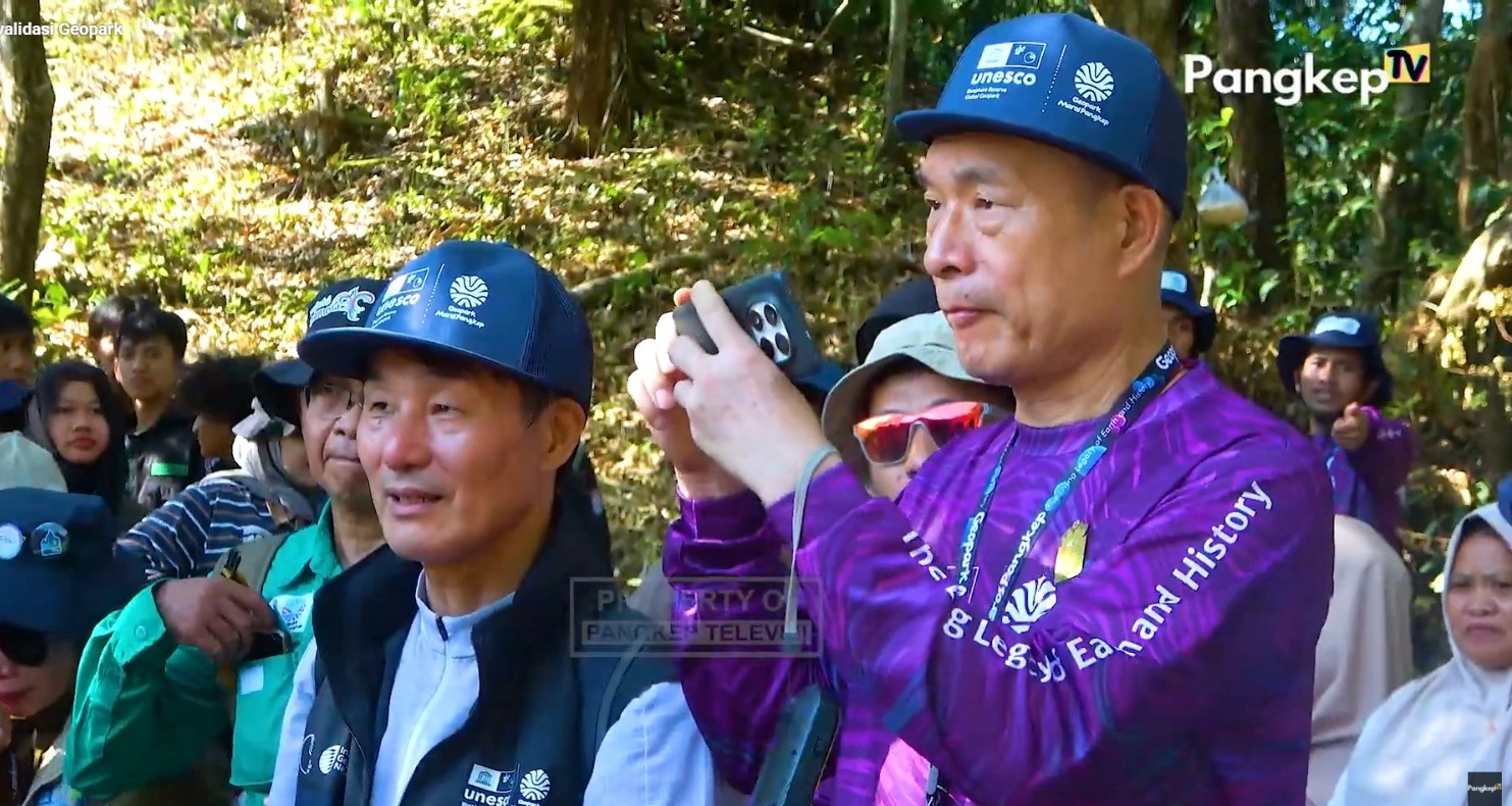 Asesor UNESCO Tinjau Pusat Informasi Geologi Pangkep dalam Revalidasi Maros-Pangkep Global Geopark