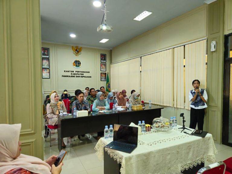 BPN Pangkep Sosialisasi Penggunaan Aplikasi Mitra Kerja Serta Pelaksanaan Inventarisasi Aset