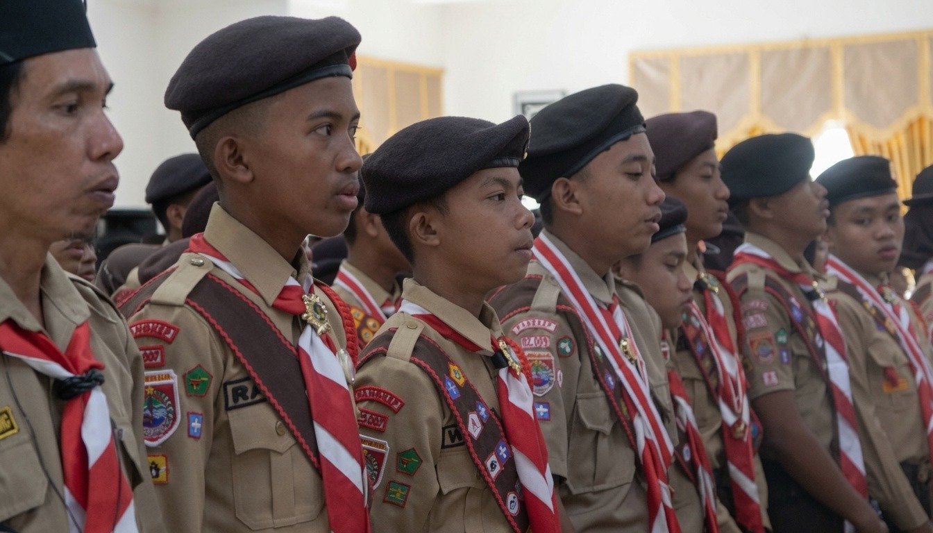 54 Pramuka Pangkep Siap Harumkan Nama Daerah di Jambore Nasional XII
