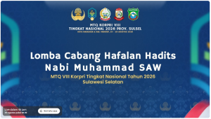 Masyarakat Bisa Saksikan Secara Live Streaming Pelaksanaan MTQ VIII Korpri Tingkat Nasional yang Digelar di Makassar dan Pangkep