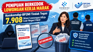 Kemkomdigi-BP2MI Tindak Tegas 7.908 Iklan Lowongan Kerja Luar Negeri Fiktif