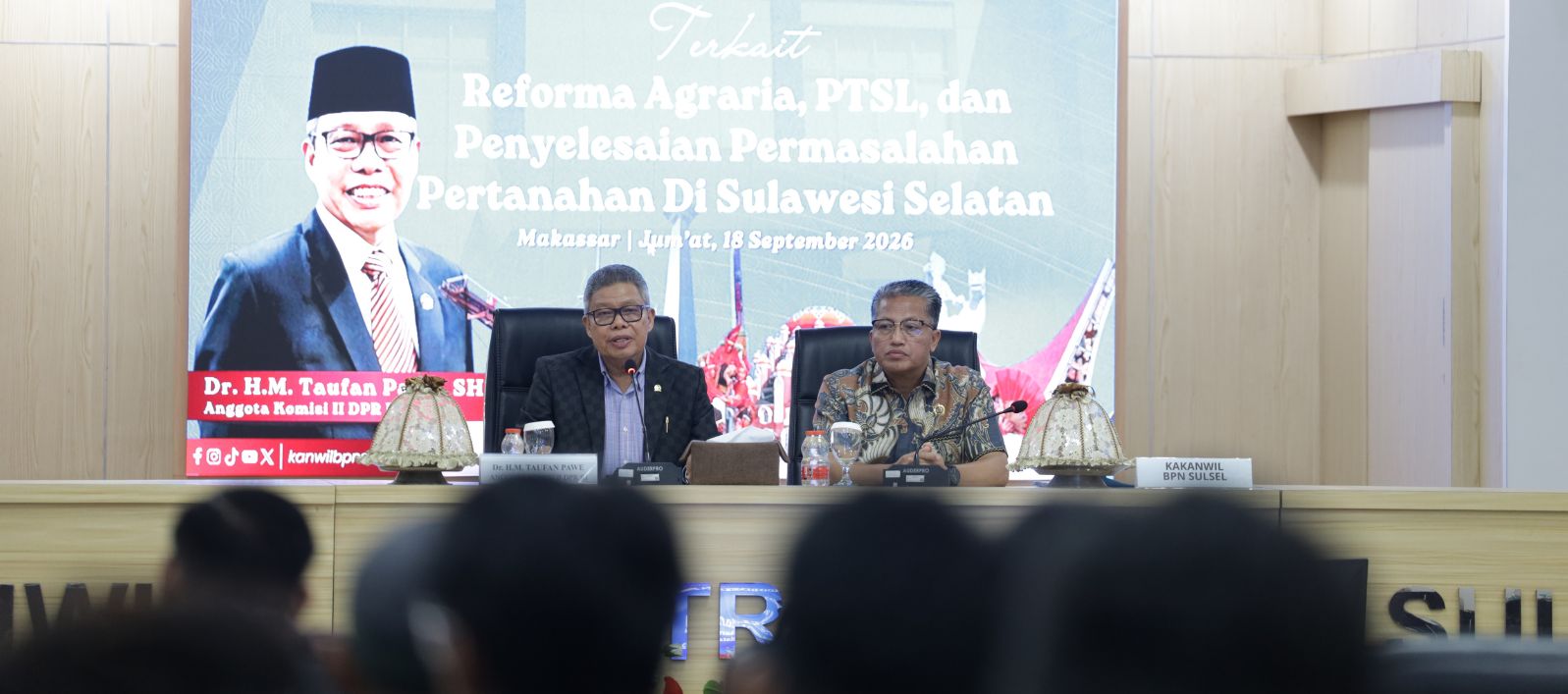 Kanwil BPN Sulsel Ikuti Sosialisasi dan Koordinasi Program Strategis Kementerian ATR/BPN