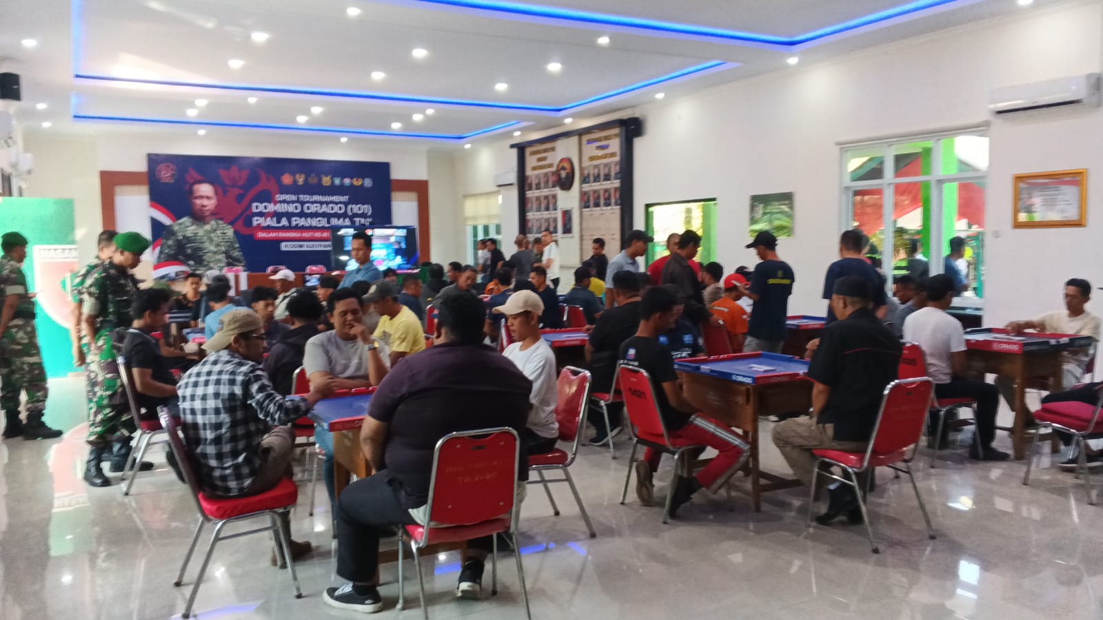256 Peserta Ramaikan Open Tournament Domino ORADO Piala Panglima TNI di Pangkep