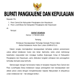 Bupati Pangkep Terbitkan Surat Edaran Kewaspadaan Polusi Udara Akibat Karhutla