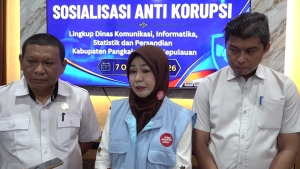 Diskominfo SP Pangkep Perkuat Integritas ASN Lewat Sosialisasi Antikorupsi